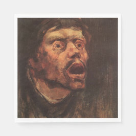 Guardanapo De Papel Chefe de um Homem Irritado (Tristeza e Sofrimento)