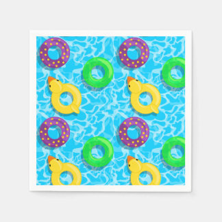 Guardanapo De Papel Cheio de piscina das inundações