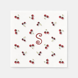 Guardanapo De Papel Cherries Paper Napkin