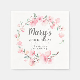 Guardanapo De Papel Cherry Blossom 70 Birthday