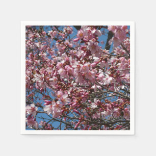 Guardanapo De Papel Cherry Blossoms e Blue Sky Primavera Floral