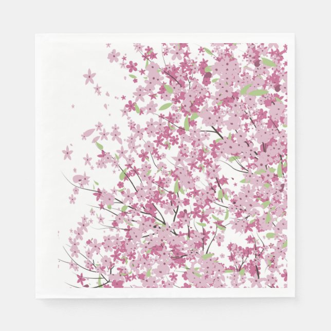 Guardanapo De Papel Cherry Blossoms Paper Napkins (Frente)