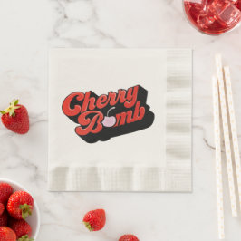 Guardanapo De Papel Cherry Bomb