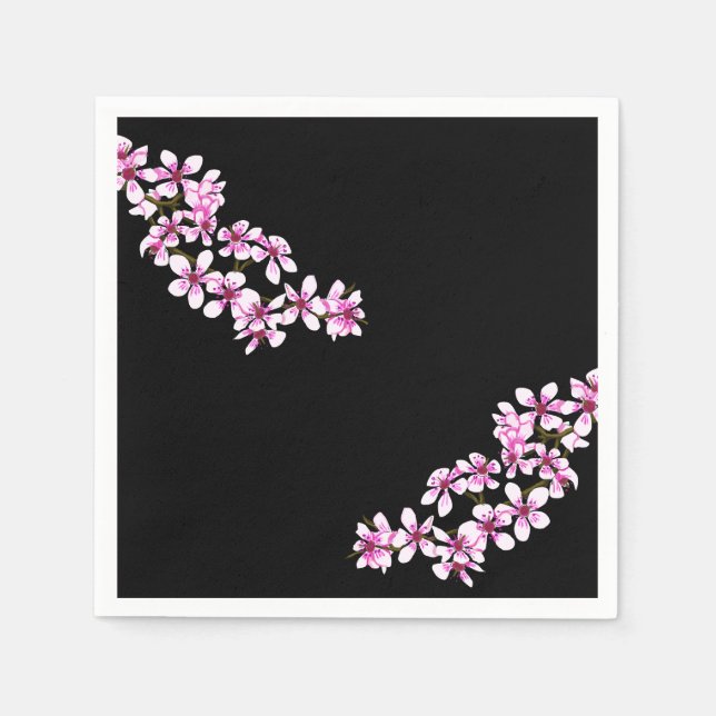 Guardanapo De Papel Cherry flowers (Frente)