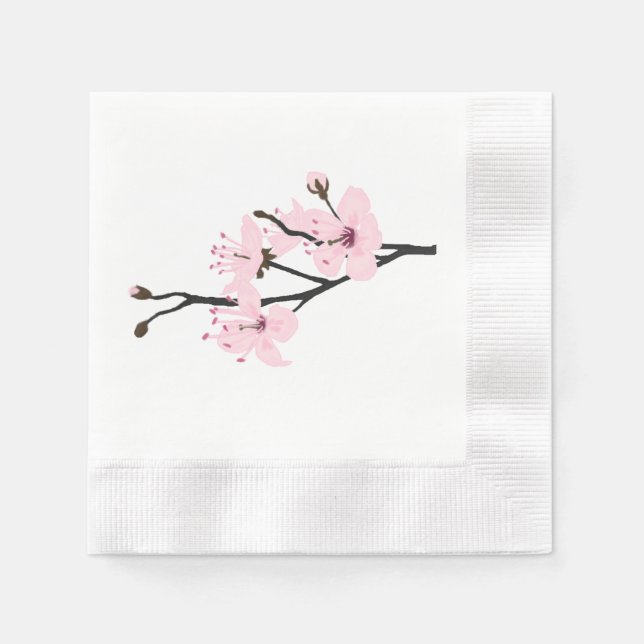 Guardanapo De Papel cherry flowers (Frente)