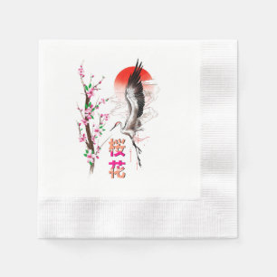 Guardanapo De Papel Cherry Japan Pastel Sakura