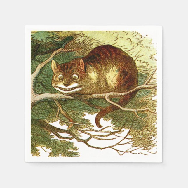 Guardanapo De Papel Cheshire Cat 2 (Frente)