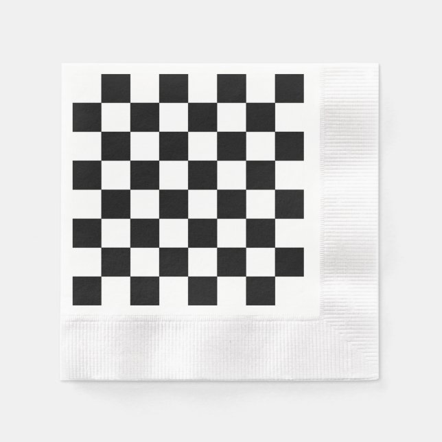 Guardanapo De Papel Chessboard (Frente)