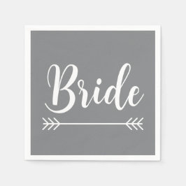 Guardanapo De Papel chic BRIDE elegante |