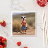 Chic e Na moda: Meerkat Girl in Skirt and Jaqueta