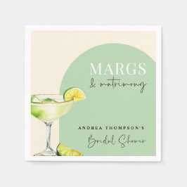 Guardanapo De Papel Chic Elegante Margs e Casamento Chá de Noiva