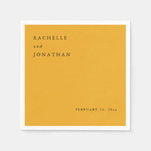 Guardanapo De Papel Chic Harvest Dourado Casamento Simples Branco Napk