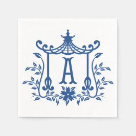 Guardanapo De Papel Chic Pagoda Monograma A