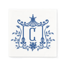 Chic Pagoda Monograma C Napkins