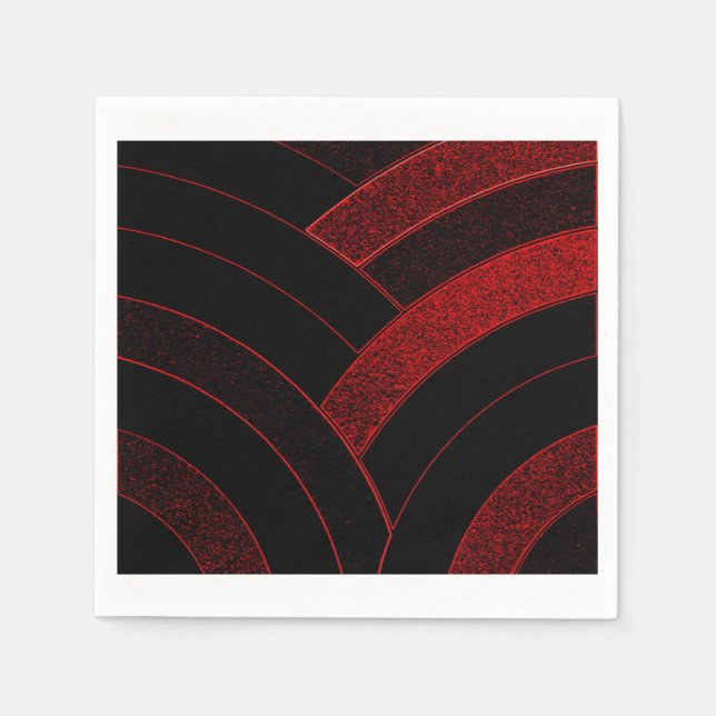 Guardanapo De Papel chic sofisticados cavaleiros modernos (Frente)