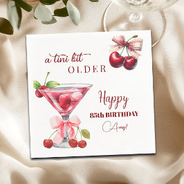 Guardanapo De Papel Chic Um Pouquinho Mais Velho Martini de Cereja 85º