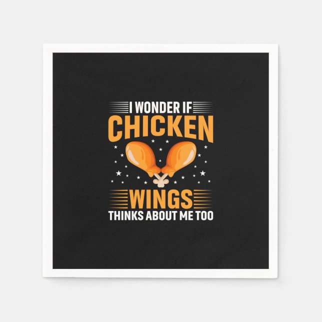 Guardanapo De Papel Chicken Art Chicken Wing (Frente)