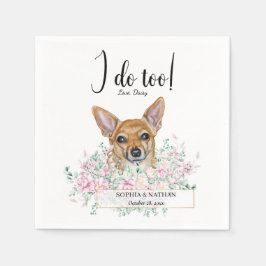 Guardanapo De Papel Chihuahua Dog Casamento Cocktail Napkins