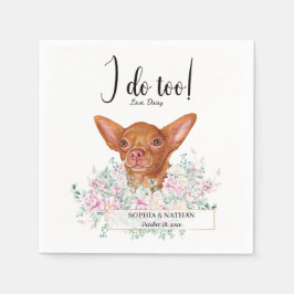 Guardanapo De Papel Chihuahua Dog Casamento Cocktail Napkins