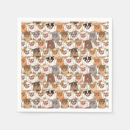 Guardanapo De Papel Chihuahua Pattern