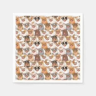 Guardanapo De Papel Chihuahua Pattern