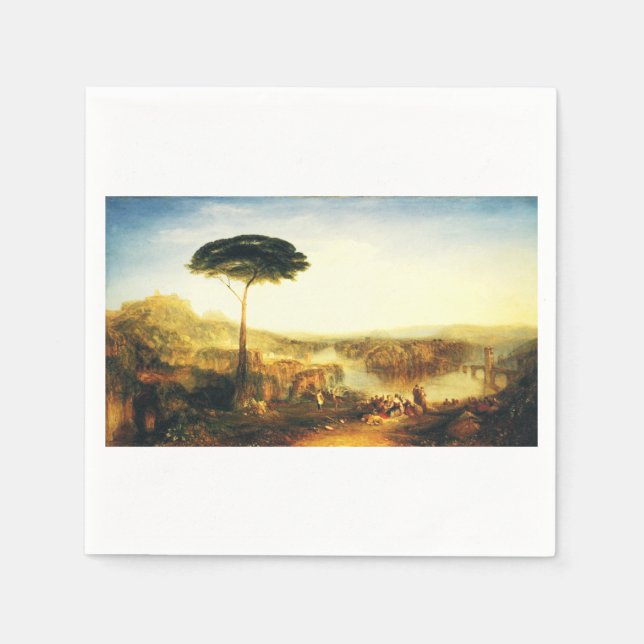Guardanapo De Papel Childe Harold's Pilgrimage de Joseph Turner (Frente)