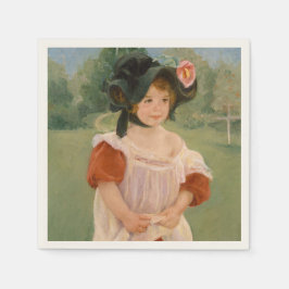 Guardanapo De Papel Childhood in a garden - Mary Cassatt