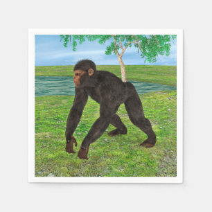 Guardanapo De Papel Chimpanzé