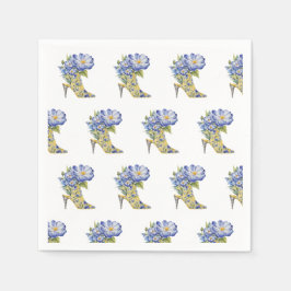 Guardanapo De Papel Chinoiserie Floral Moderna Elegante