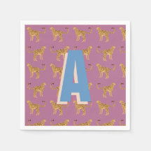 Chita, monograma rosa-leopardo