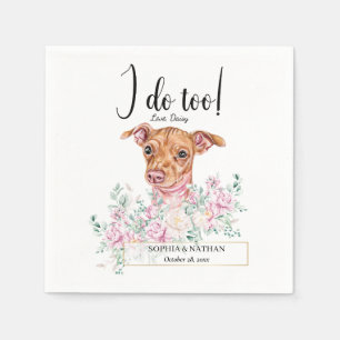 Guardanapo De Papel Chiweenie Dog Wedktail Napkins