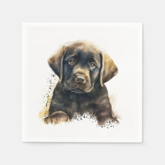 Guardanapo De Papel Chocolate Labrador Paper Napkins