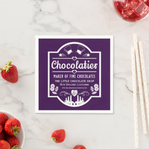 Guardanapo De Papel Chocolatier