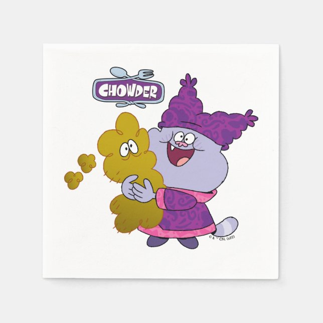 Guardanapo De Papel Chowder e Kimchi (Frente)