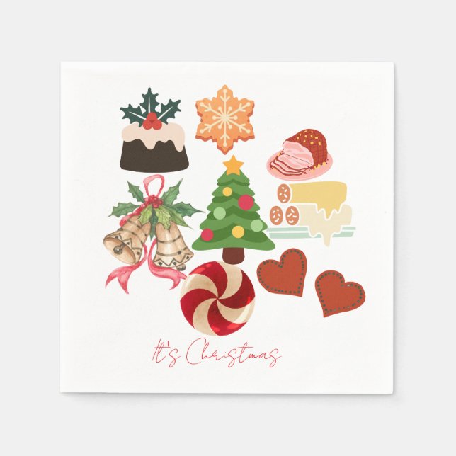 Guardanapo De Papel Christmas (Frente)