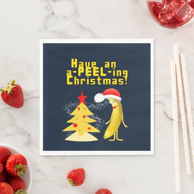 Guardanapo De Papel Christmas banana (Insitu)