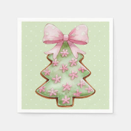 Guardanapo De Papel Christmas Cocktail Napkin