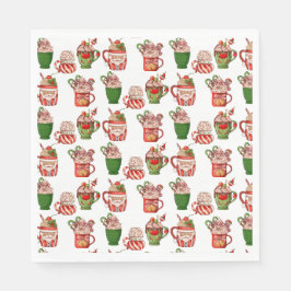 Guardanapo De Papel Christmas Coffee Paper Mugs