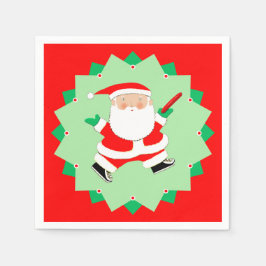 Guardanapo De Papel Christmas Disc Golf Party