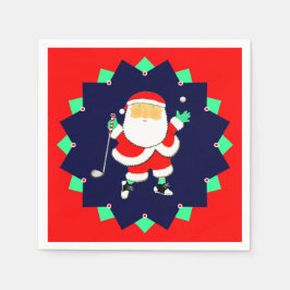 Guardanapo De Papel Christmas Holiday Golf Party