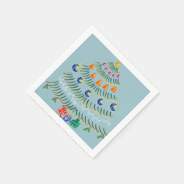 Guardanapo De Papel Christmas tree (Canto)