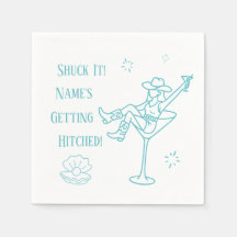 Chupa! Cowgirl Costeira Bachelorette Napkins