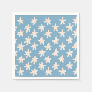 Guardanapo De Papel Churrasco Estrelas da Família Vermelho e Azul da R