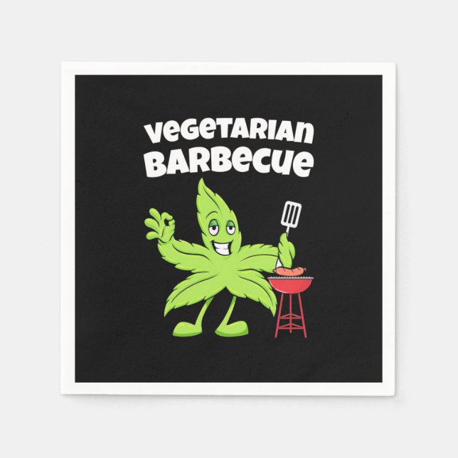 Guardanapo De Papel Churrasco Vegetariano (Frente)