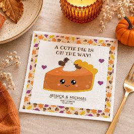 Guardanapo De Papel Chuva de Bebê Cutie Pie Outono