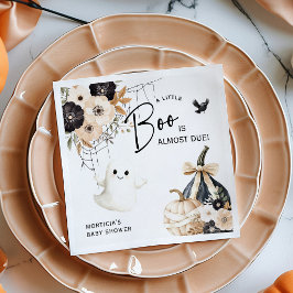 Guardanapo De Papel Chuva de Bebê de Fantasminha Fofo e Flores de Hall