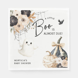 Guardanapo De Papel Chuva de Bebê de Fantasminha Fofo e Flores de Hall