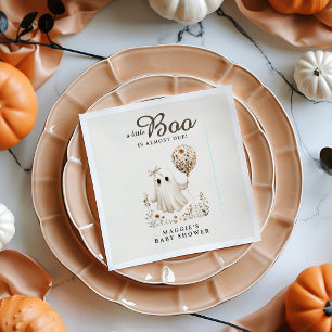 Guardanapo De Papel Chuva de Bebê Floral Boho Outono Fantasma Hallowee