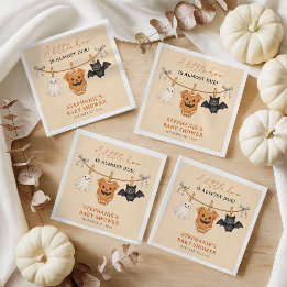Guardanapo De Papel Chuva de Bebê Little Boo Halloween Personalizada