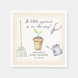 Guardanapo De Papel Chuva de bebê Little sprout